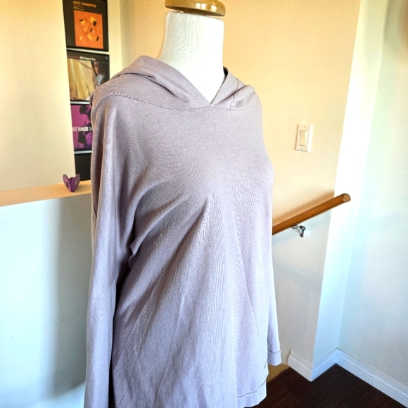 🏷️Bryn Walker Oversized Mauve Relaxed Fit Hoodie 2X - Picture 3 of 8